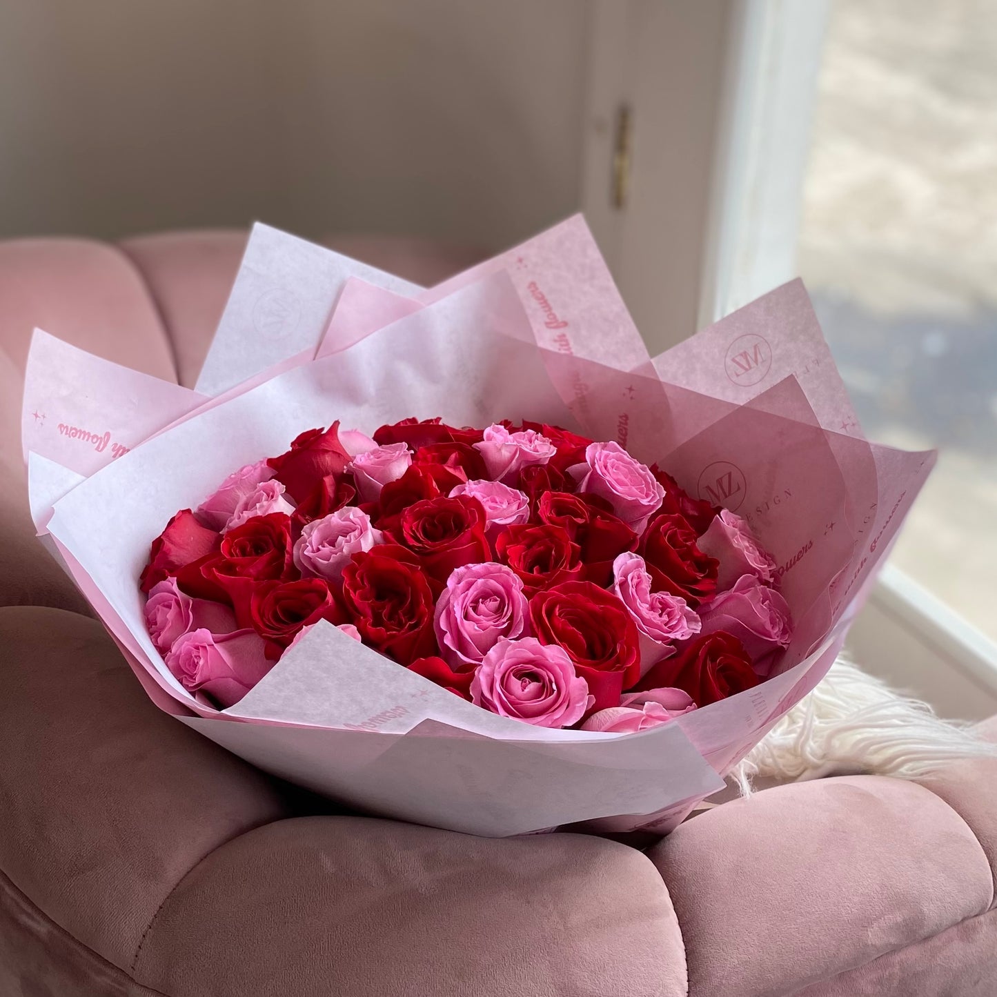 Pink and Red Bouquet