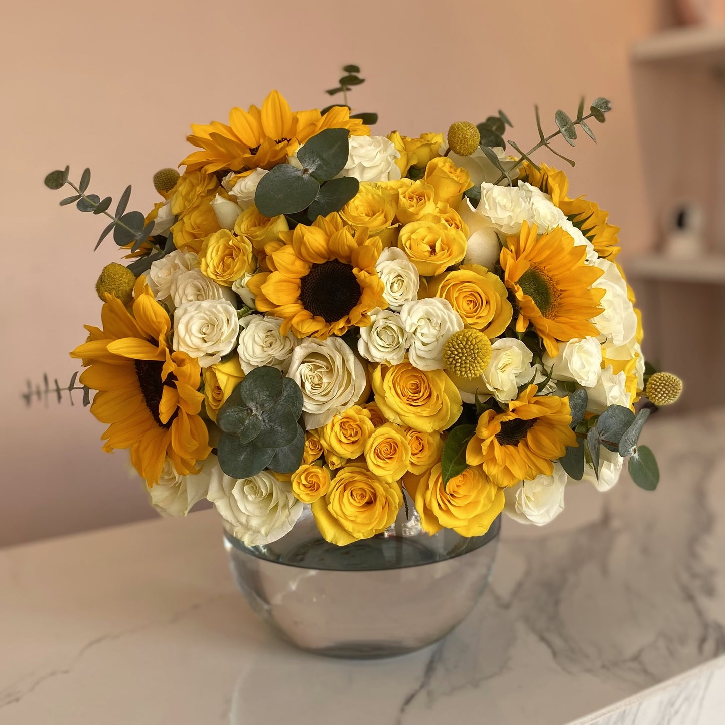 Sunflower Power in Crystal