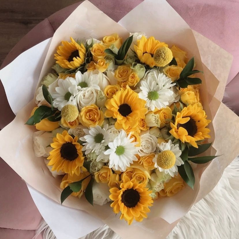 Sunflower Kissed Bouquet