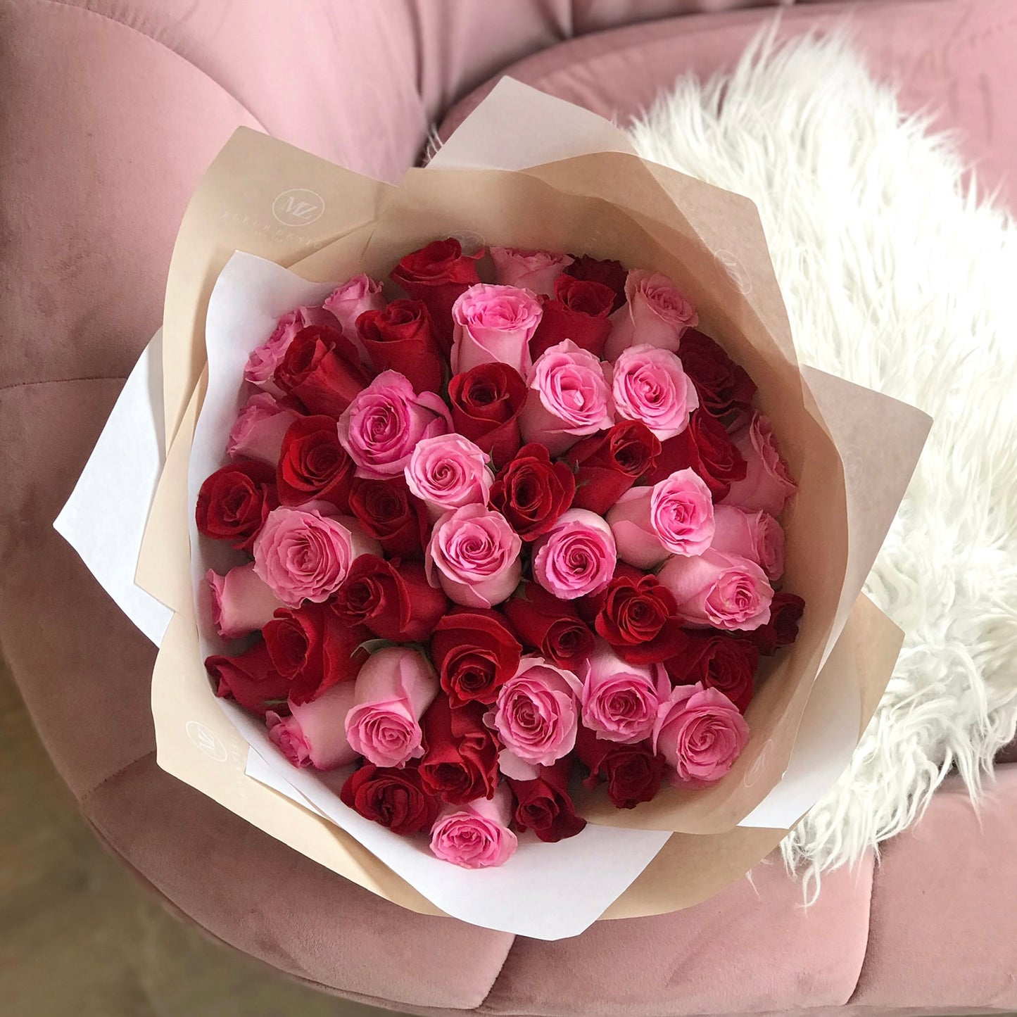 Pink and Red Bouquet